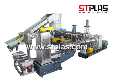 Eco Friendly Plastic Recycling Pellet Machine With Single Screw Extruder
