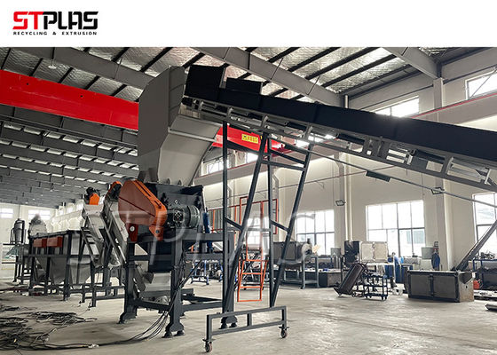 156kw 1000kg/H SUS304 HDPE ड्रम/बोतल/बास्केट/बैरल के लिए वाशिंग लाइन