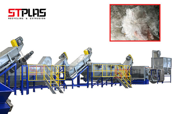 440v प्लास्टिक पीपी पीई फिल्म वाशिंग लाइन स्क्रैप पुनर्चक्रण क्रशिंग सुखाने का उत्पादन