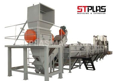 स्टेनलेस स्टील 304 अपशिष्ट पीपी पीई फिल्म वॉशिंग लाइन 300-1000 किलो / एच क्षमता के साथ